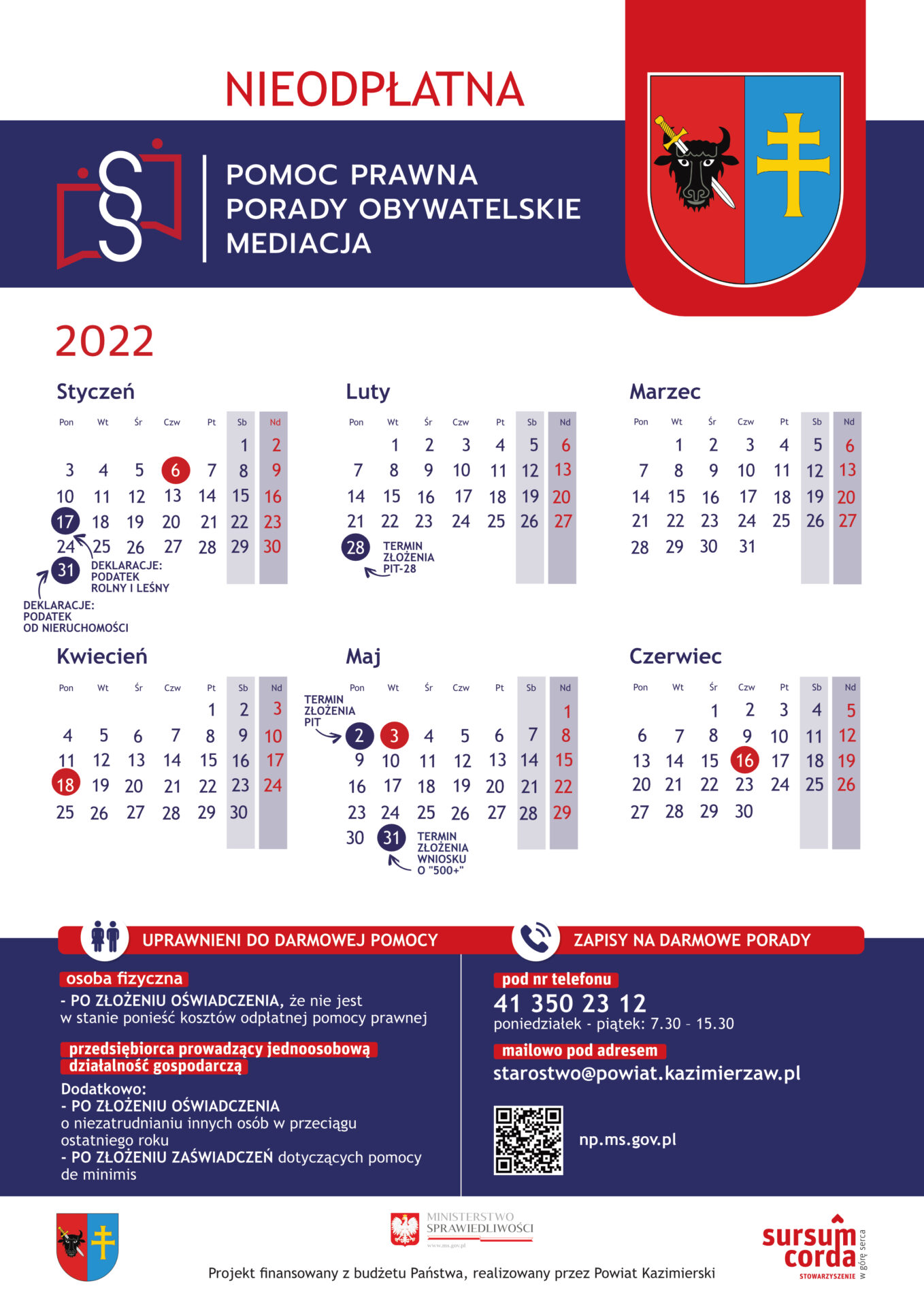 ŚW_KAZIMIERSKI_kalendarz2022_A4