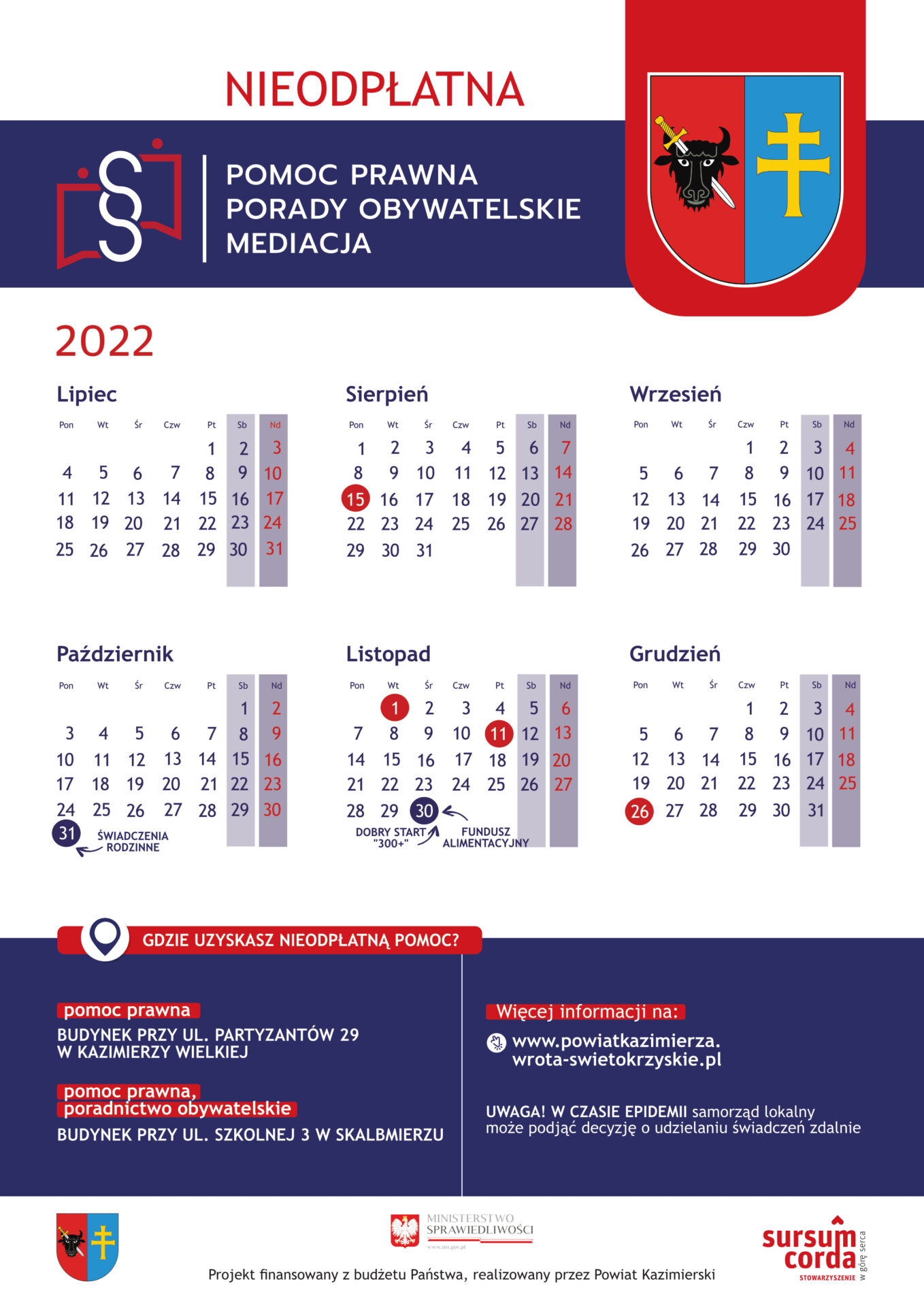 ŚW_KAZIMIERSKI_kalendarz2022_A4