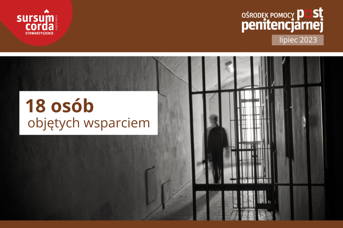 Lipiec 2023 i pomoc postpenitencjarna w liczbach