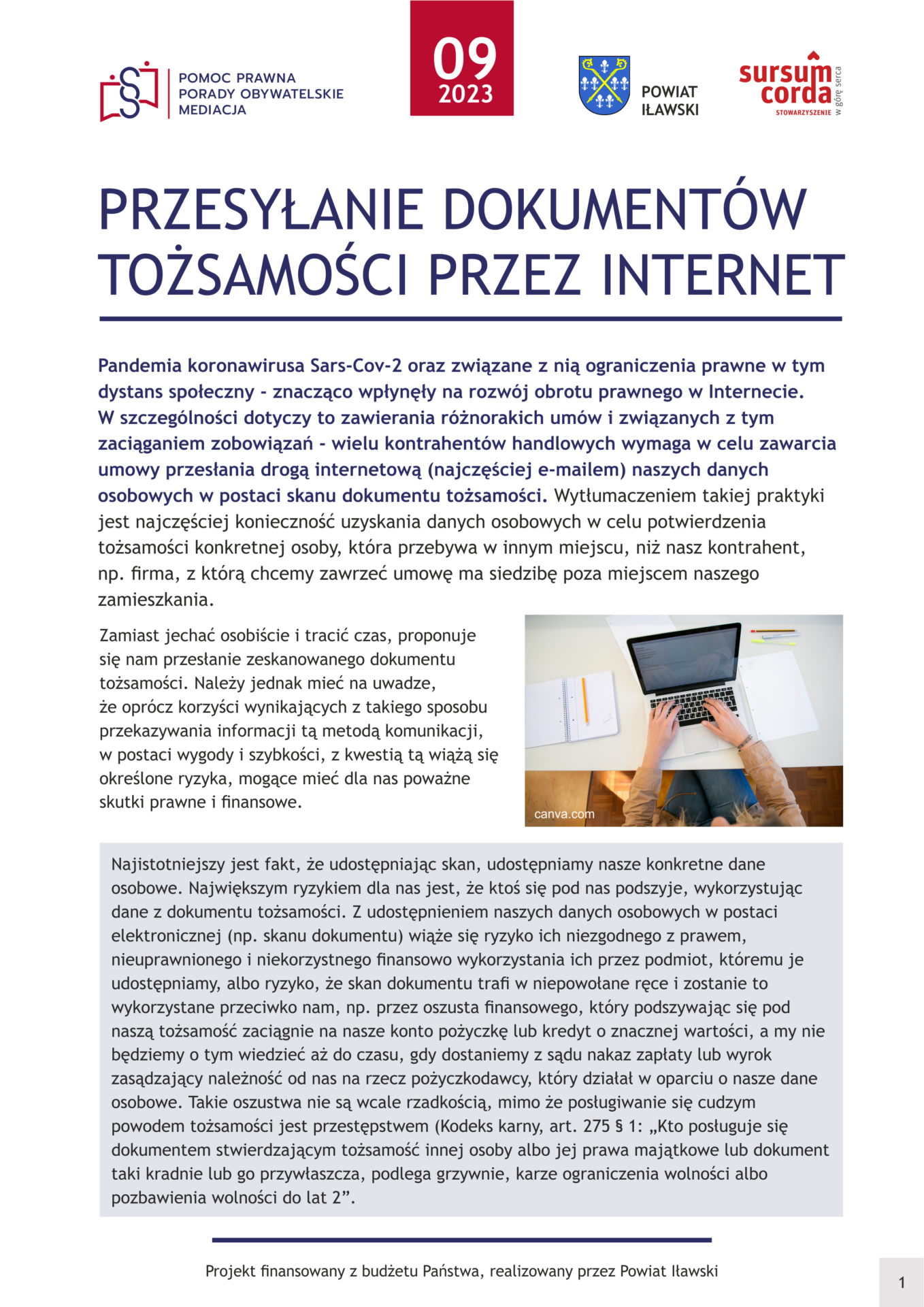 IŁAWSKI - broszury prawne - wrzesień