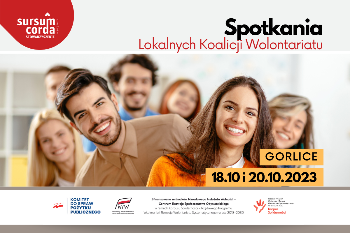 Gorlice i okolice! Spotkania lokalnych koalicji wolontariatu – 2023