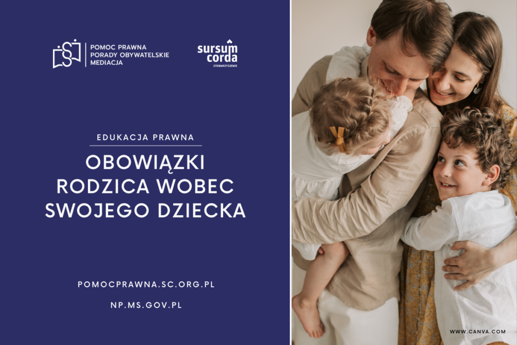 Obowiązki rodzica wobec swojego dziecka - artykuł prawny 2023
