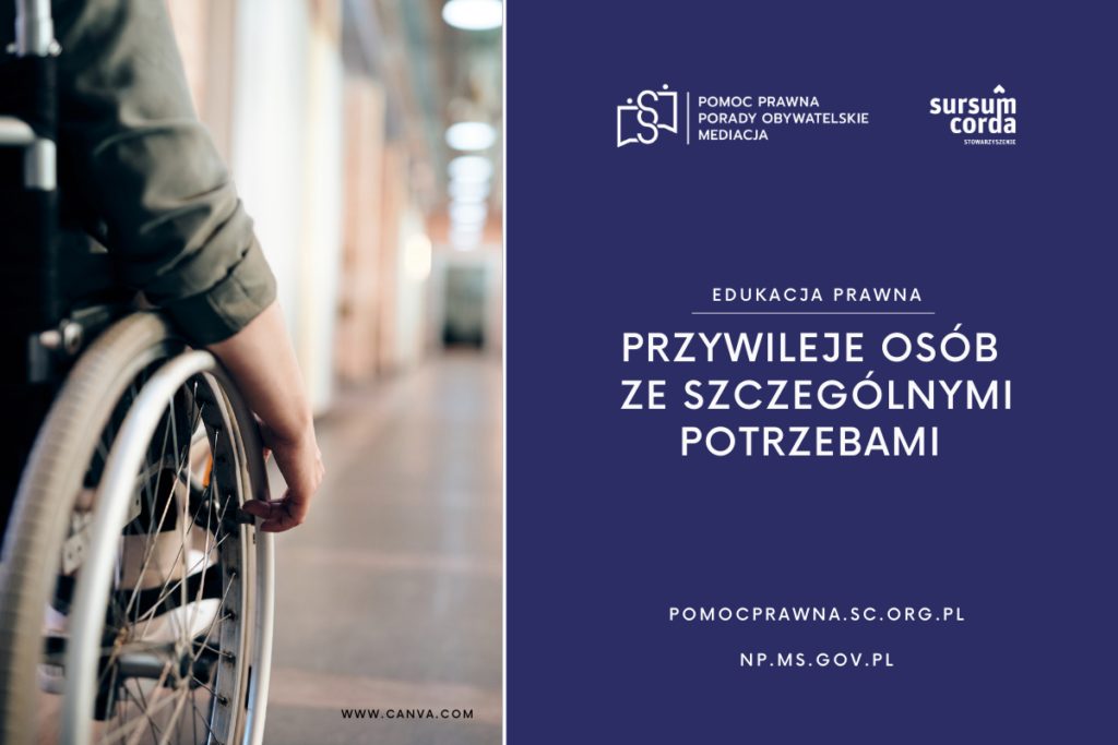 Przywileje osób ze szczególnymi potrzebami - artykuł