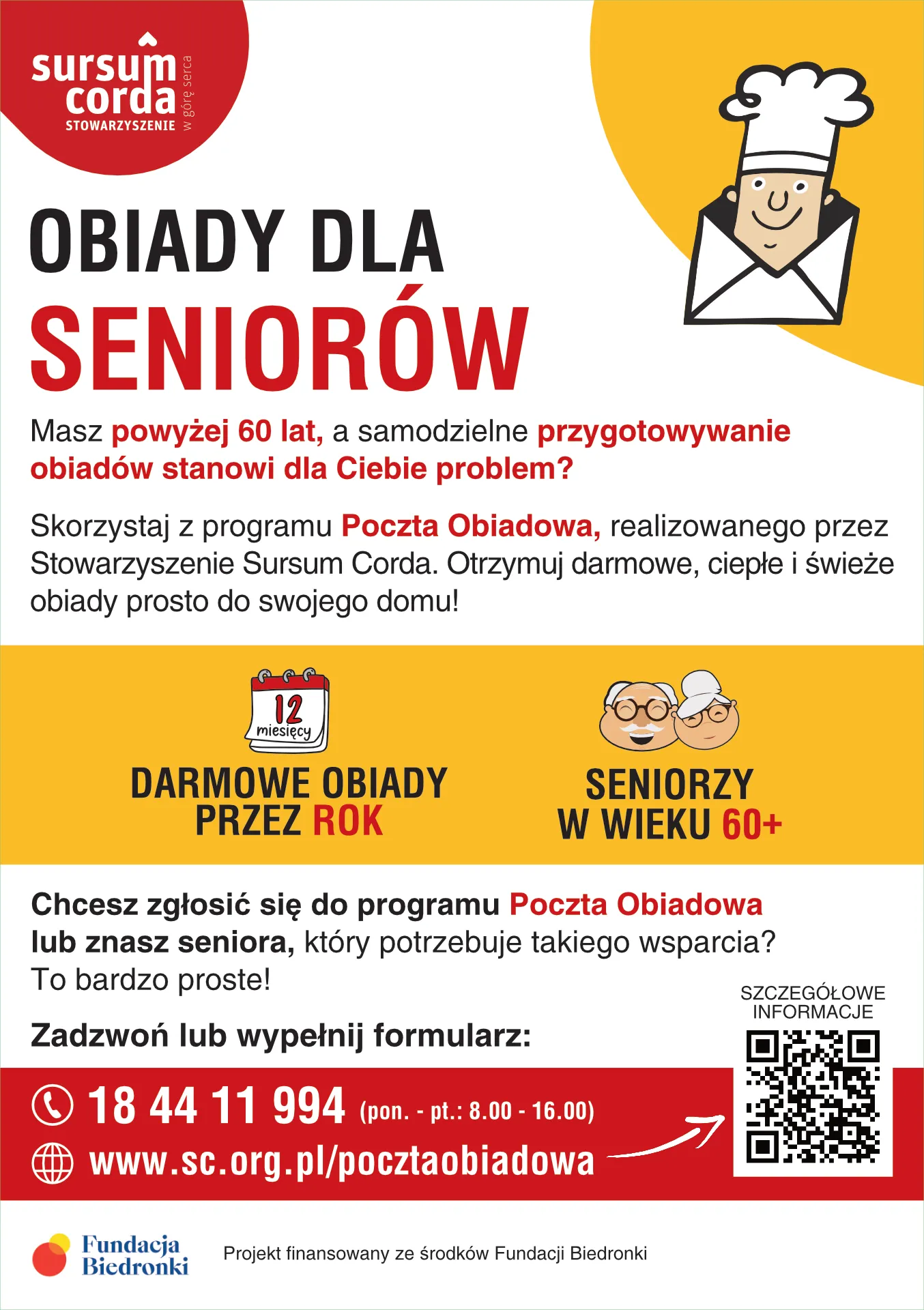Poczta Obiadowa Ulotka A5