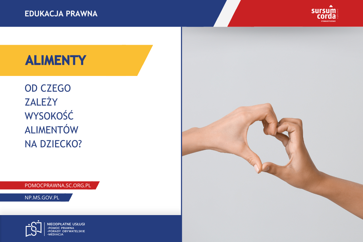 Od czego zależy wysokość alimentów na dziecko?