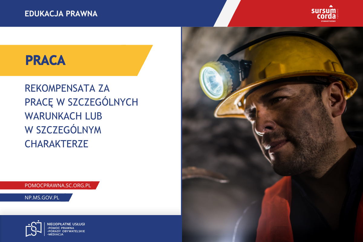 Rekompensata za pracę w szczególnych warunkach lub w szczególnym charakterze