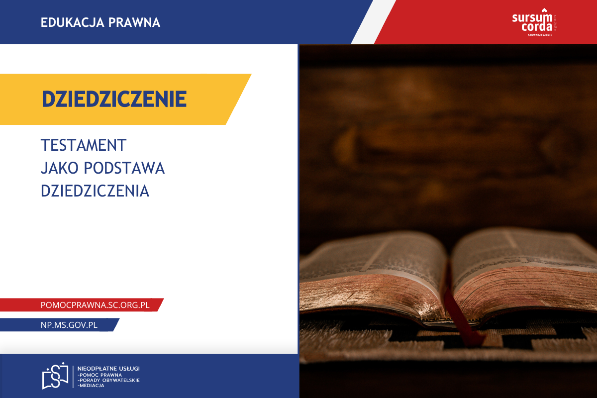 Testament jako podstawa dziedziczenia