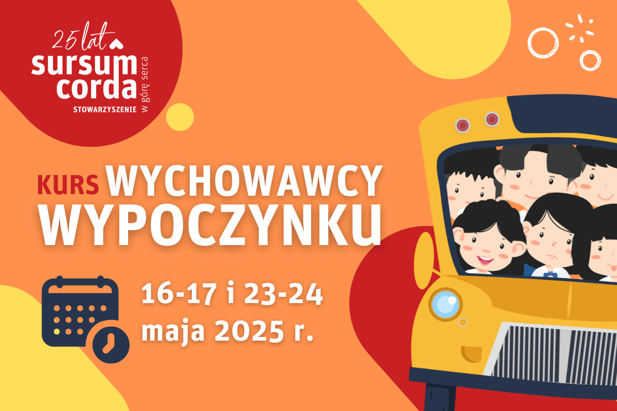 Ruszamy z zapisami na kurs WYCHOWAWCY WYPOCZYNKU