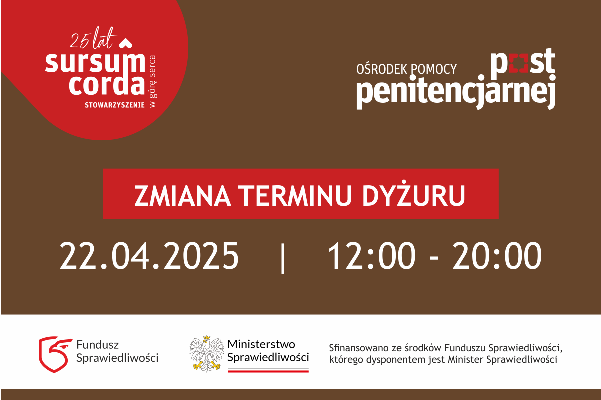 Zmiana terminu dyżuru