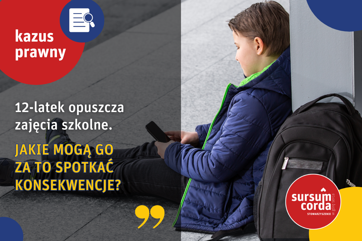 Kazus prawny: Nieobecność dziecka w szkole – jaki grożą za to konsekwencje?